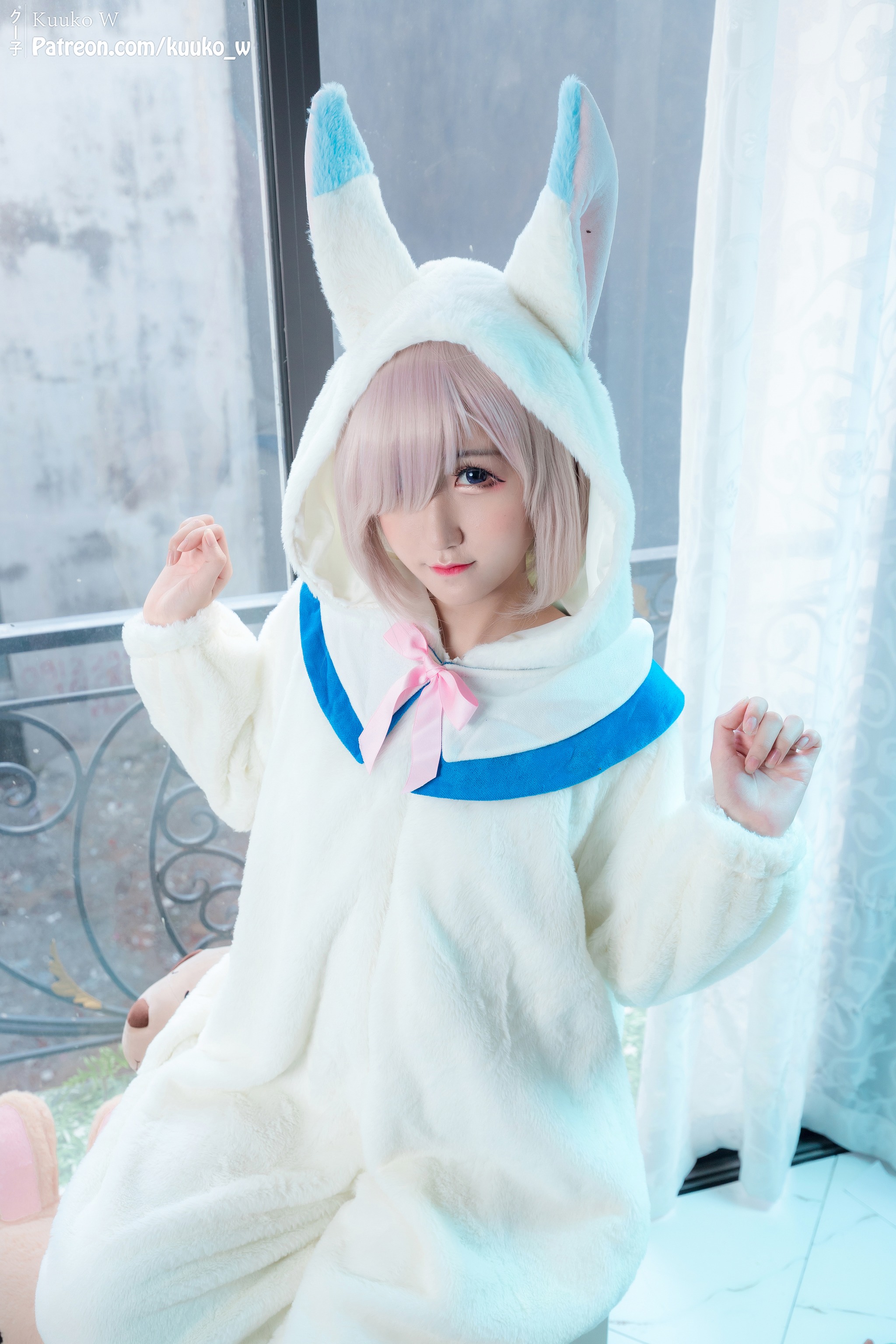 图片[1]-Kuuko W – NO.093 Mashu Kyrielight Kigurumi Pajama[36P]-XikXak
